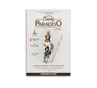 LERIAENHD Nuovo Cinema Paradiso - Poster decorativo da parete su tela, stile vintage, per soggiorno, camera da letto, elegante, 30 x 45 cm, senza cornice