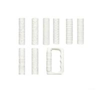 Leriton - Set di 9 strumenti a rullo testurizzati per aggiungere dimensione a argilla polimerica, argilla secca all'aria, gesso e composti morbidi per modellare in arte e artigianato