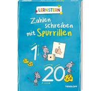 LERNSTERN. Zahlen schreiben mit Spurrillen: Gezielte Stiftführung üben durch vorgeprägte Linien