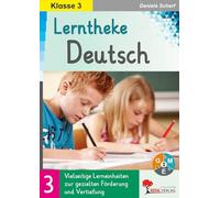 Lerntheke Deutsch Klasse 3 - Grammatik, Rechtschreibung, Lesen & Schreiben | Differenziert in 2 Niveaustufen | Mit Lösungen zur Selbstkontrolle: ... zur gezielten Förderung und Vertiefung
