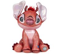 PELUCHE LEROY DISNEY STITCH ROSSO 100 ANNIVERSARIO CROMATO OLOGRAFICO CON SUONO