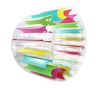 Lerpwige 100 x 65 x 60 cm colorato gonfiabile rullo ruota d'acqua galleggiante Giant Roll per bambini piscina giocattolo strisciare giocattolo a rullo gonfiabile ruota d'acqua galleggiante bambini