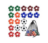 Lerpwige 18Pcs 32mm Calcio balilla Palloni di ricambio Ufficiali Palloni Da Tavolo Ufficiali Piccole Palloni Da Calcio Balilla Calcio Balilla Calcio Balilla