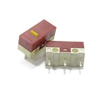 Lerpwige 2/10Pcs HUANO Interruttore Originale 3Pin 30M Clic Mouse Pulsante Mute Microswitch Set Giallo Dot Microinterruttori on Off