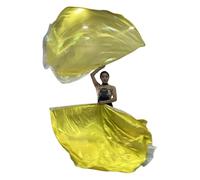 Lerpwige 2 bandiere di lode da ballo con ali semicircolari, bandiere di elogio, con canna scalabile per la durata della chiesa di danza