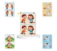 Lerpwige 32 Carte Educative Per Migliorare L'Osservazione Per I Bambini Formare L'Attenzione Trova Le Carte Differenziali