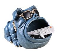 Lerpwige 3D Cool Dog Figure Big Bocca Scatola Passi per Chiavi Scrivania Sundies Scatola di Immagazzinaggio Arte Scultura Tavolo Decorazione della Casa