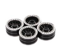 Lerpwige 4 pezzi/set in metallo Crawler Wheel Rims Crawler Wheel Cerchioni per Auto Telecomando Modificato Controllo Crawler Upgrade Inventari