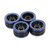 Lerpwige 4 pezzi/set in metallo Crawler Wheel Rims Crawler Wheel Cerchioni per Auto Telecomando Modificato Controllo Crawler Upgrade Inventari