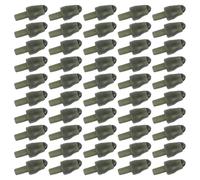 Lerpwige 50pcs Inline Cambio Rapido Perline Metodi Alimentatori Spina Capelli Rigs Ascoltare