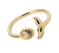 Lerpwige Anelli regolabili unici con apertura a coda di balena che catturano l'attenzione dei monili delle dita dei monili della data per, Misura unica, come descritto, come descritto