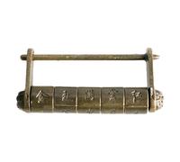 Lerpwige Antico Cinese Caratteri Combinazione Password Lucchetto Elegante Decorativo In Lega Di Zinco Per Armadio Scatola Gioielleria