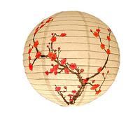 Lerpwige Appeso Lampade di Carta Bianca Lampada di Carta Ombra Lanterne Stile Orientale Decorazione Luce Prugna Fiore Belle Arte Di Lavoro Regalo