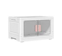 Lerpwige Armadietto portatile a doppia anta con scatola impilabile per piccoli appartamenti e dormitori