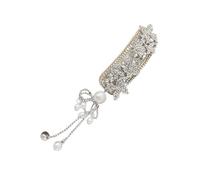 Lerpwige Artigianato Elegante Argento Nappe Ornamenti per Capelli Disegni Fiori Accessori Da Sposa Alla ricerca di Stili Unici Abiti