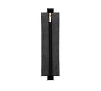 Lerpwige Astuccio semplice con fibbia elastica astuccio portapenne organizer per matite portatili forniture scolastiche, Nero