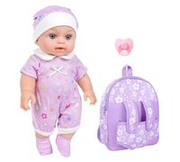 Lerpwige Bambole Realistiche Bambino Giocattoli Nati Con Tuta Di Moda E Motivo Floreale Zaino Big Nonna Gioco Educativo Bambole Giocattoli Fare Prima Nato Di Giocare
