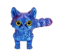 Lerpwige Bella Fumetto Gatti Figura Con Coda Articolata Stampato Gattino Modello Figura Giocattoli Per La Scuola Domestica Desktop Decorazione Mobili Gatti Coda Figura