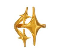 Lerpwige Brillanti costellazioni modello di anelli in lega resistente accessori di moda per gli stili di tutti i giorni migliora abiti eleganti gioielli stellati, come descritto