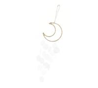 Lerpwige Capiz Decorativo Guscio Luna Vento Chimes Per Gli Amanti della Natura Stili Costieri Appendini Da Parete Acchiappasogni Per Camera Da Letto Decorazioni