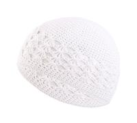 Lerpwige Cappello lavorato a maglia per studenti adulti musulmani pieghevole cappello invernale fatto a mano uncinetto pregare Huy Hloloy Out Cycling Berretto lavorato a maglia per donne inverno donne