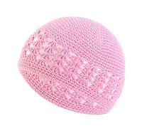 Lerpwige Cappello lavorato a maglia per studenti adulti musulmani pieghevole cappello invernale fatto a mano uncinetto pregare Huy Hloloy Out Cycling Berretto lavorato a maglia per donne inverno donne