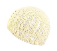 Lerpwige Cappello lavorato a maglia per studenti adulti musulmani pieghevole cappello invernale fatto a mano uncinetto pregare Huy Hloloy Out Cycling Berretto lavorato a maglia per donne inverno donne