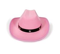 Lerpwige Cappello per torta di maiale Homburg per bambini dai 3 ai 12 anni con eleganti livelli a stella e regolazione regolabile, a