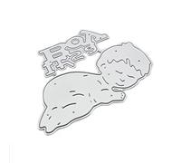 Lerpwige Carino Addormentato Bambino Ragazzo Metallo Taglio Muore Stencil Scrapbooking goffratura Strumento Il Modello Album Carta