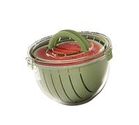 Lerpwige Cestino per tritare anguria salvaspazio scolapasta in plastica funzionale design portatile per picnic cucina quotidiana gadget multiuso