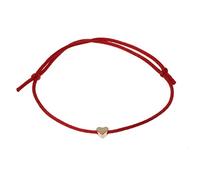 Lerpwige Ciondolo a forma di cuore con cordino rosso portafortuna, regolabile, per donne, uomini, bambini, kit per la creazione di gioielli per ragazze, Misura unica, come descritto