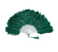 Lerpwige Classico Pieghevole Fan Piumato Per Le Donne Per Costumi Da Danza Vacanze E Feste Servizi Fotografici Decorazioni