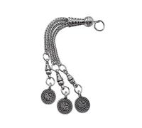 Lerpwige Collane placcate in argento antico connettori spazzole in metallo accessori pendenti per la creazione di gioielli fatti a mano ciondolo foglia d'argento, Taglia unica, come descritto