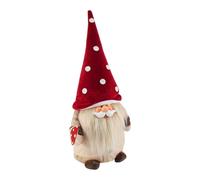 Lerpwige Comodo poliestere Natale nnomo trovare con cappello a fungo per tavoli o mensole del camino durante le vacanze