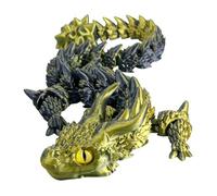 Lerpwige Compagno flessibile metallico Dragon Fidanzamento giocattolo per alleviare lo stress per tutte le età, dispositivi compatti novità puntelli Office Desk Dragon Ornamento