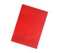 Lerpwige Copri passaporti per principianti da viaggio con design ricamato e scomparti per carte di credito per i viaggiatori, rosso, taglia unica