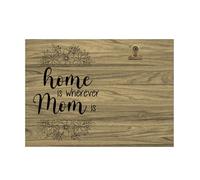 Lerpwige Cornice portafoto in legno per la festa della mamma, con adesivi scintillanti, decorazioni eleganti, regalo significativo per i genitori