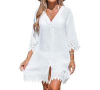 Lerpwige Costume da bagno da donna con testa di protezione solare con parole sciolte e solide