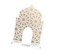 Lerpwige Decorazione da tavolo a forma di moschea, decorazione per feste in acrilico, decorazione da tavolo