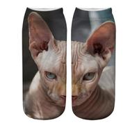 Lerpwige Divertente Crasy Sock Novità Cool 3 D Stampa Crews Calzini Cotone Bootie Calzini Vestito Tubo Medio Regali Donne Uomini Abito Casual, F, Taglia unica