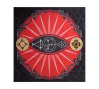 Lerpwige Divinations - Tovaglia con simbolo serpente astrologia tarocchi, motivo altare tessuto divinità, gioco da tavolo accessorio