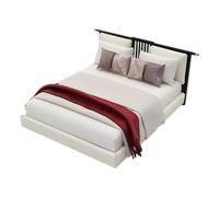 Lerpwige Elegante letto in miniatura per fotografia di casa modello con cromas morbidi e design salvaspazio. Accessori per la casa dei giocattoli