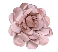 Lerpwige Elegante spilla a risvolto fatta a mano da 24 cm, bella spilla floreale in raso per lavoro e affari