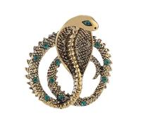 Lerpwige Elegante spilla a serpente con strass elegante serpente di animali spilla da sposa per donne decorazione costume