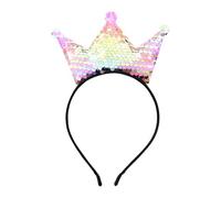 Lerpwige Glitter Tiaras Corone Fasce Con Paillettes Per Bambini Festa di Compleanno Raccolta Dressingup Puntelli Hairhoop Corone Per Bambini DressingUp