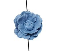 Lerpwige Gotico Elegante Grande Rosa Fiore Clavicola Catena Collana Donna Da Sposa Girocollo Regolabile Mariage- Gioielli Y2K Accessori Grande Rosa Ciondolo Collana Per Le Donne, Misura unica, come