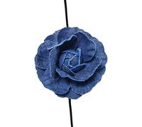 Lerpwige Gotico Elegante Grande Rosa Fiore Clavicola Catena Collana Donna Da Sposa Girocollo Regolabile Mariage- Gioielli Y2K Accessori Grande Rosa Ciondolo Collana Per Le Donne, Misura unica, come