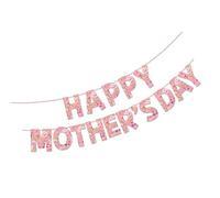 Lerpwige Happy Mother's Day Bunting Festa della Mamma Decorazione per Donne Felici Festa della Mamma