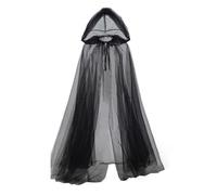 Lerpwige Mantello a rete ventilato per feste a tema, cappello con cappuccio regolabile, comodo accessorio per costume di Halloween veloce da indossare costume di Halloween