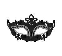 Lerpwige Maschera veneziana Eye Glitter Mezza Occhio Viso per Maskerade Proms Halloween Party Cosplay Photo Shooting Regalo Mardi Erba
